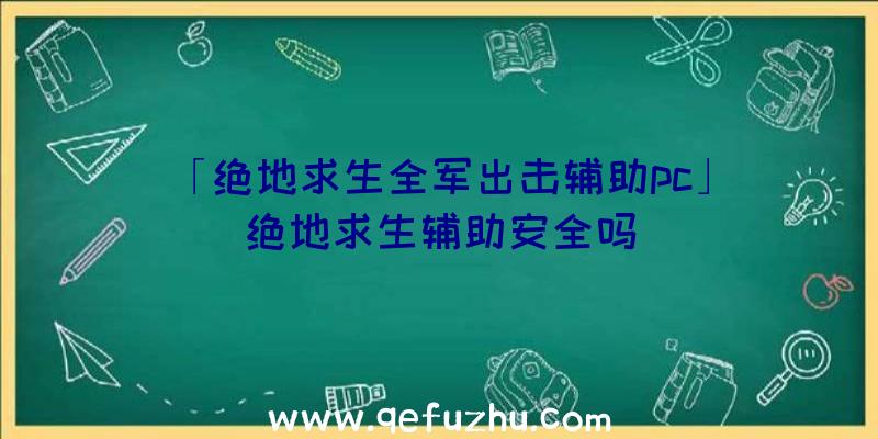 「绝地求生全军出击辅助pc」|绝地求生辅助安全吗